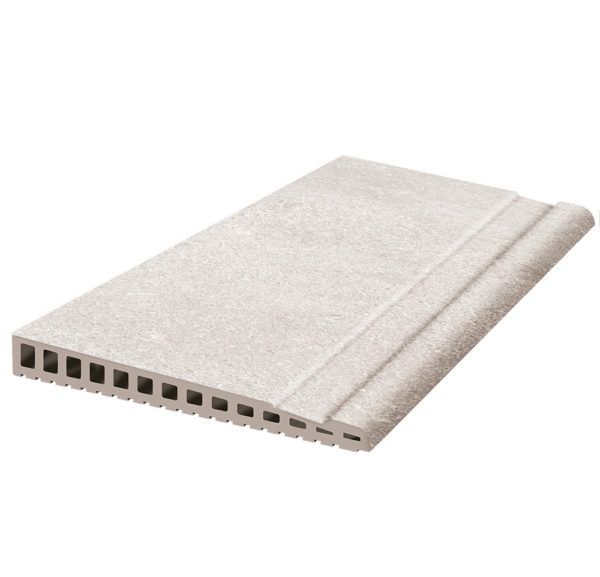 Borde desbordante wabi bianco porcelain tile 28×66.5 random