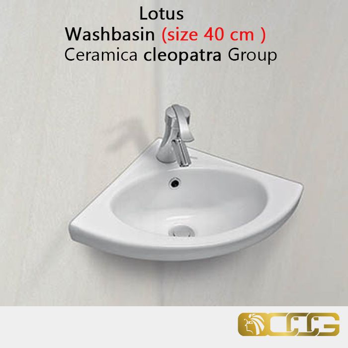  Washbasin ( size 40cm ) - Lotus - Ceramica cleopatra Group
