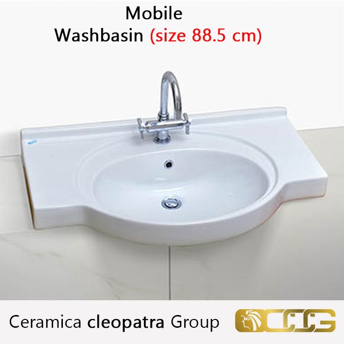  Washbasin ( size 88.5 cm ) - Mobile -  Ceramica cleopatra Group
