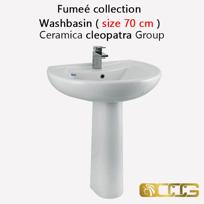 Washbasin ( size 70 cm ) - Fumeé collection -Ceramica cleopatra Group