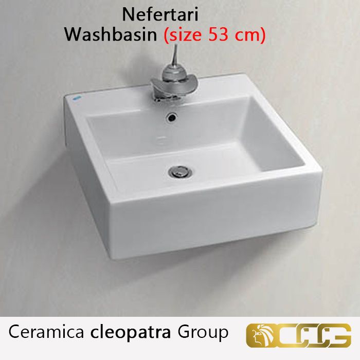 Washbasin ( size 53cm ) - Nefertari - Ceramica cleopatra Group