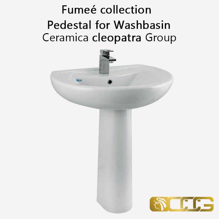 Pedestal for Washbasin - Fumeé collection -Ceramica cleopatra Group