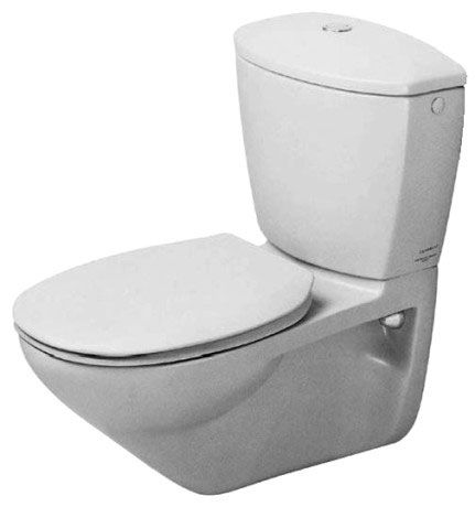 Duraplus Toilet wall mounted Practica-365 x 650 mm-Duravit