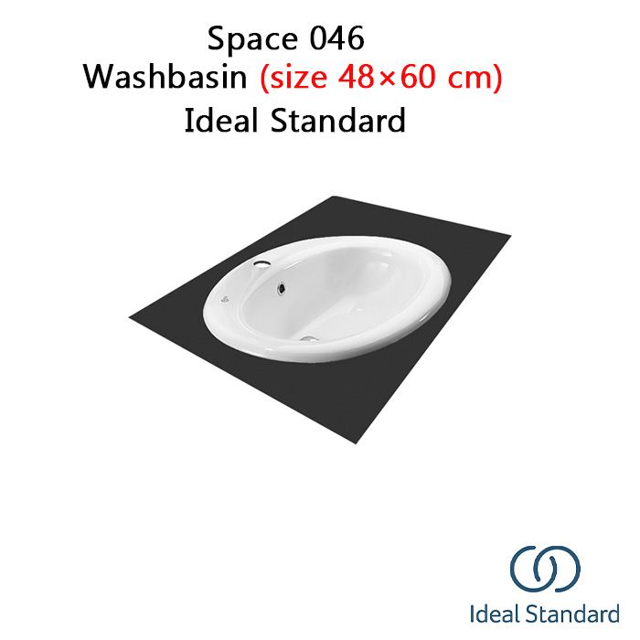 Space 046 - Size ( 60×48 cm ) - Ideal Standard
