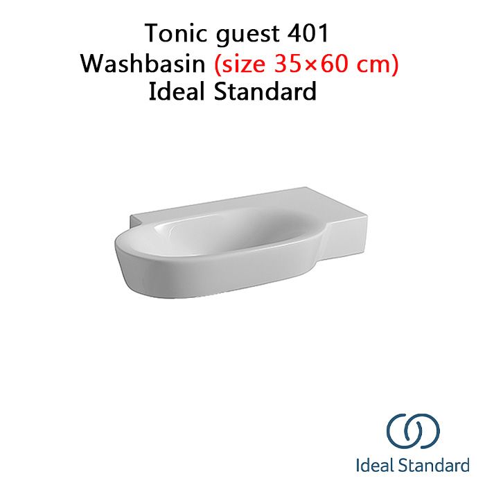 Tonic guest 401 - Size ( 60×35 cm ) - Ideal Standard