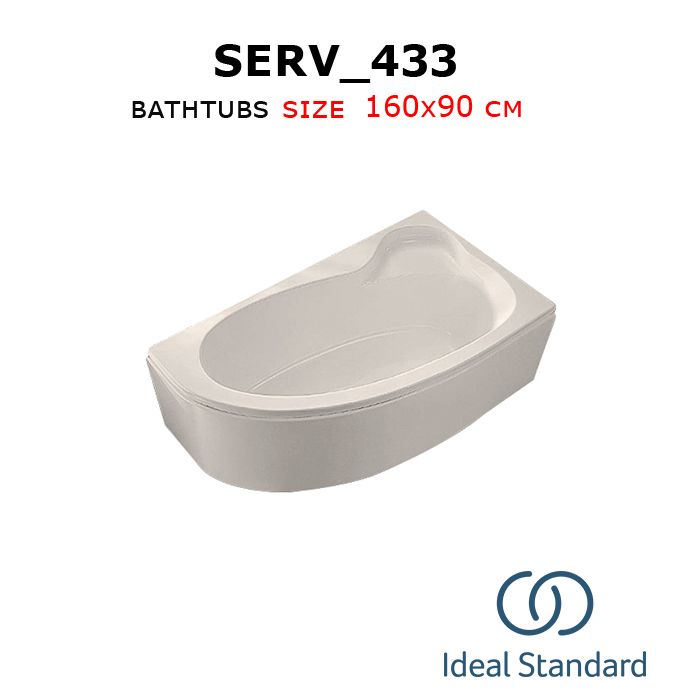 Serv_433 bathtubs 160x90 cm Ideal_standard