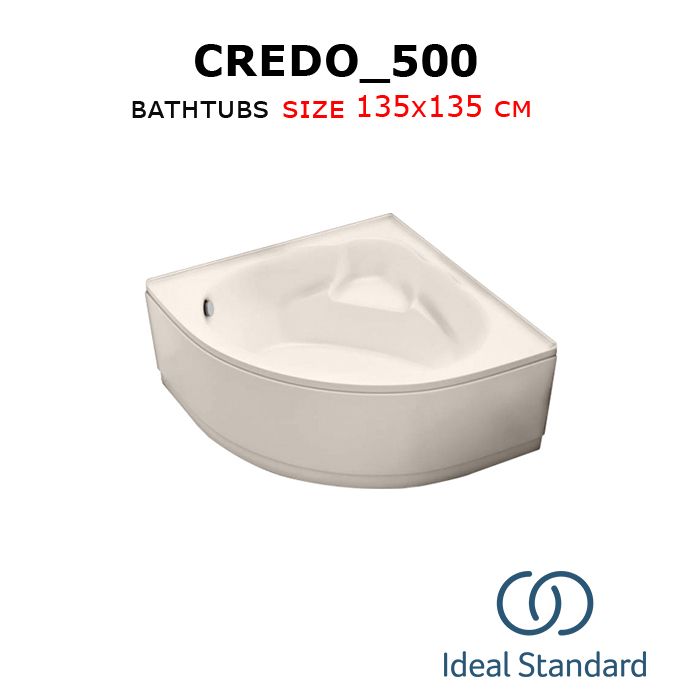 Credo_500 bathtubs 135x135 cm Ideal standard