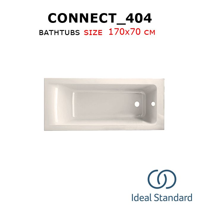 Connect_404 bathtubs 170x70 cm Ideal_standard