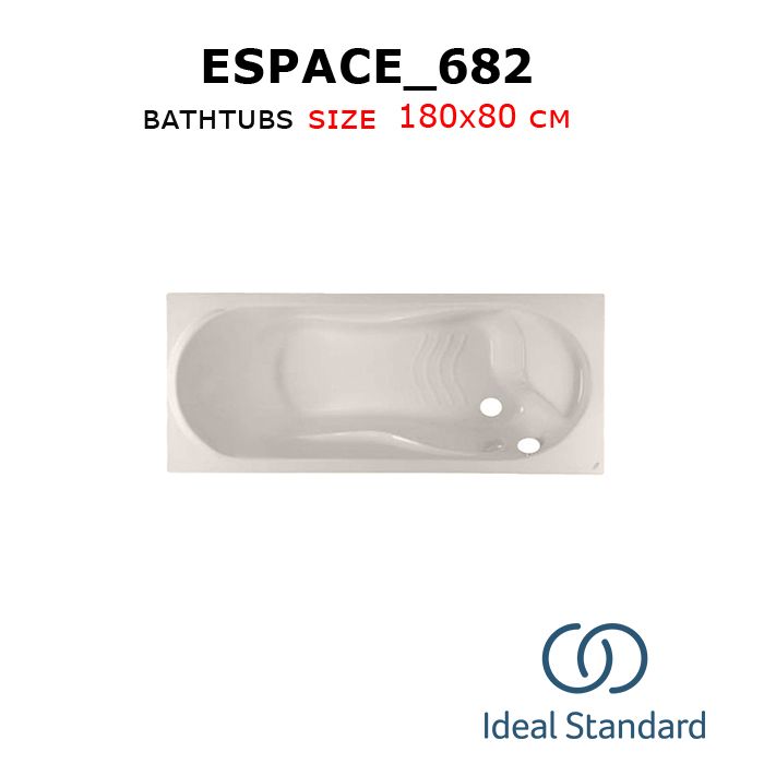 Espace_682 bathtubs 180x80 cm Ideal_standard