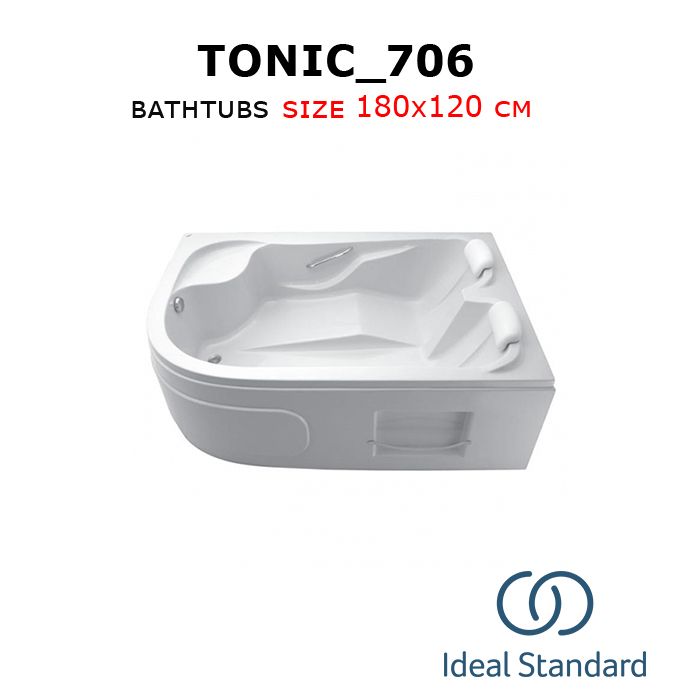 Tonic_706 bathtubs 180x120 cm Ideal_standard