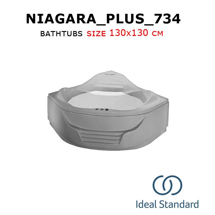 Niagara_Plus_734 bathtubs 130x130 cm Ideal_standard