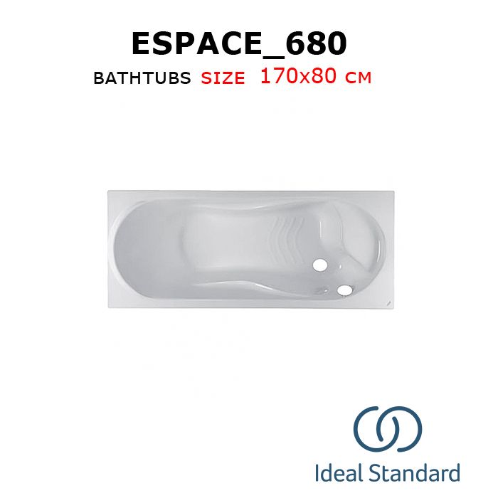 Espace_680 bathtubs 170x80 cm Ideal standard