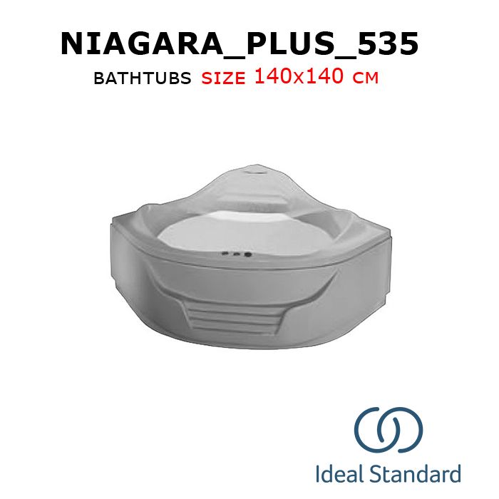 Niagara_Plus_535 bathtubs 140x140 cm Ideal standard
