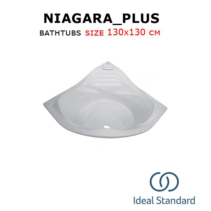 Niagara_Plus bathtubs 130x130 cm Ideal standard