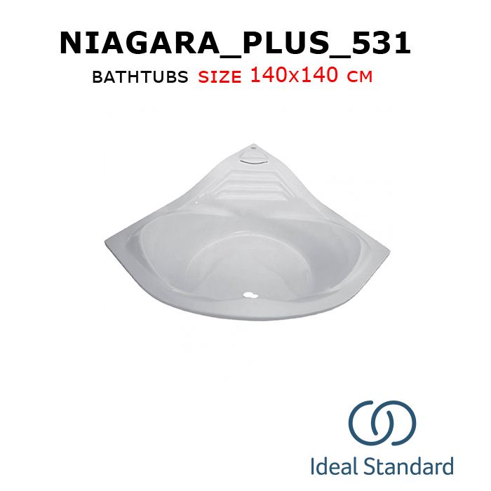 Niagara_Plus_531 bathtubs 140x140 cm Ideal standard