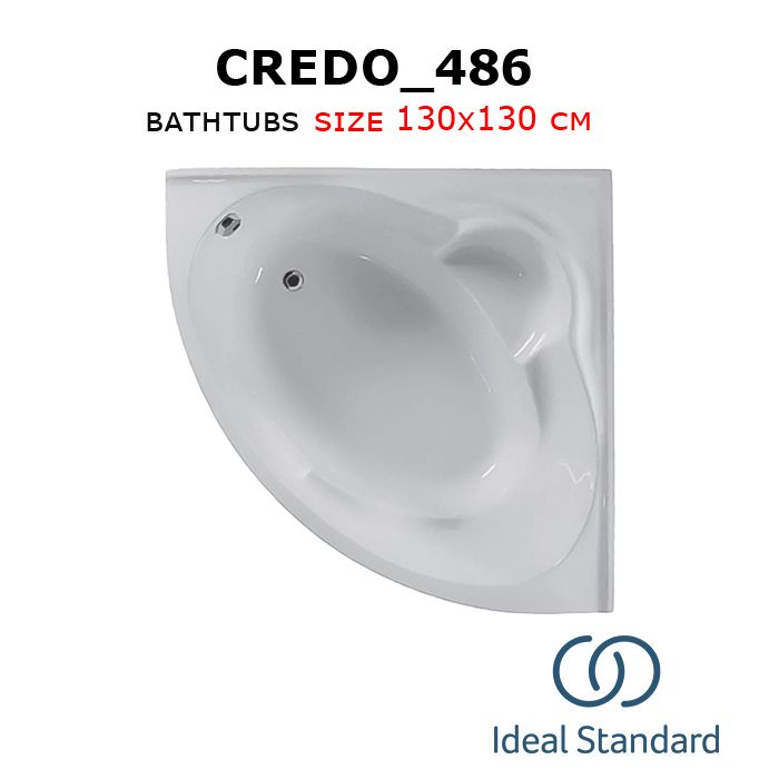Credo_486 bathtubs 130x130 cm Ideal standard