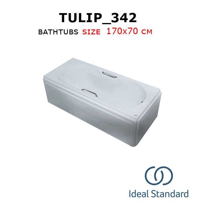 Tulip_342 bathtubs 170x70 cm Ideal standard