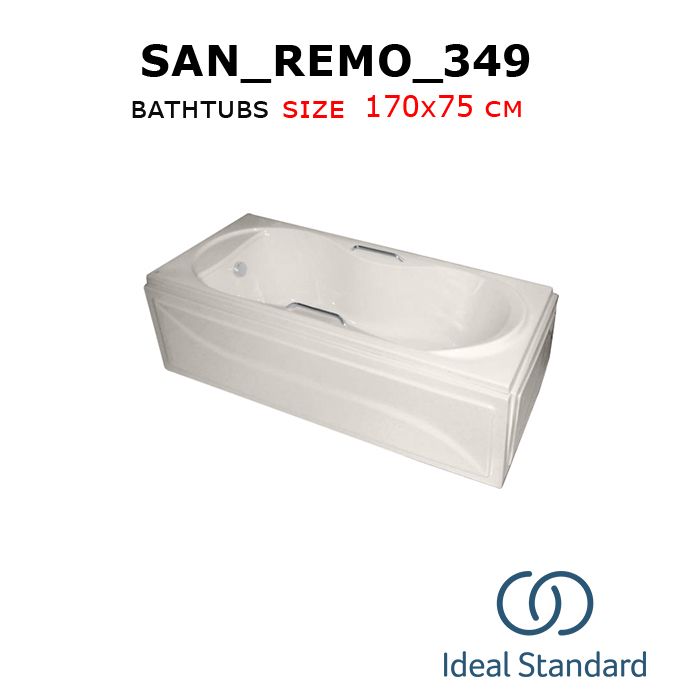 San_Remo_349 bathtubs 170x75 cm Ideal standard