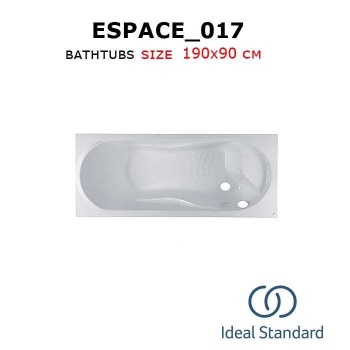 Espace_017 bathtubs 190x90 cm Ideal standard