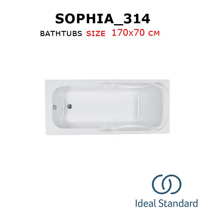 Sophia_314 bathtubs 170x70 cm Ideal standard