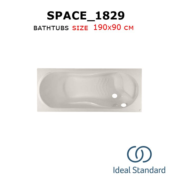 Space_1829 bathtubs 190x90 cm Ideal standard