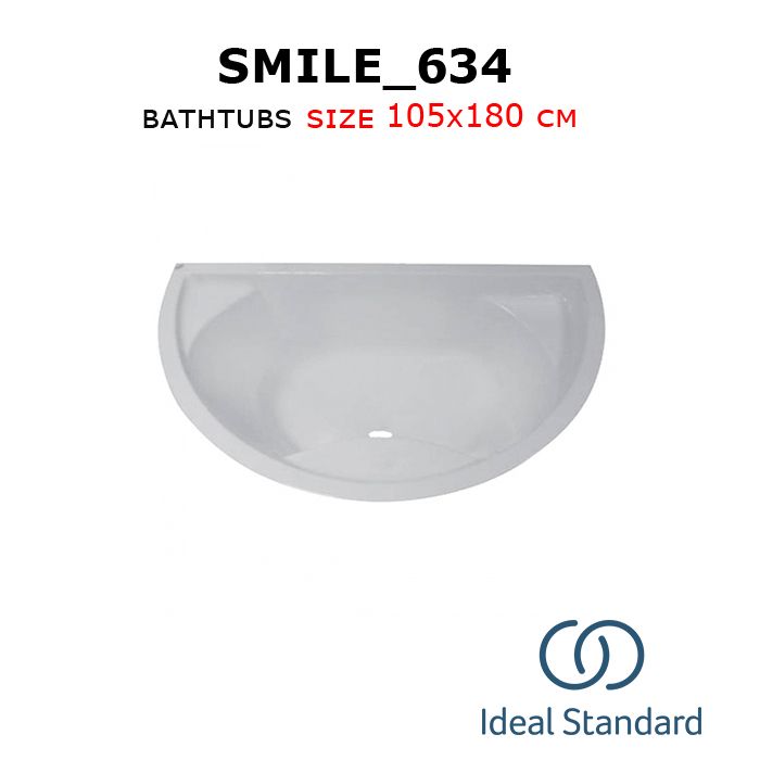 Smile_634 bathtubs 105x180 cm Ideal standard