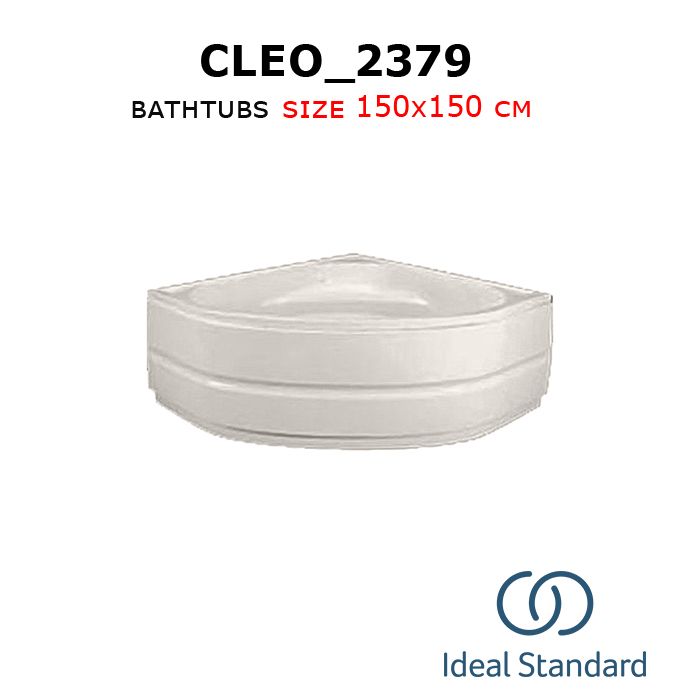 Cleo_2379 bathtubs 150x150 cm Ideal standard