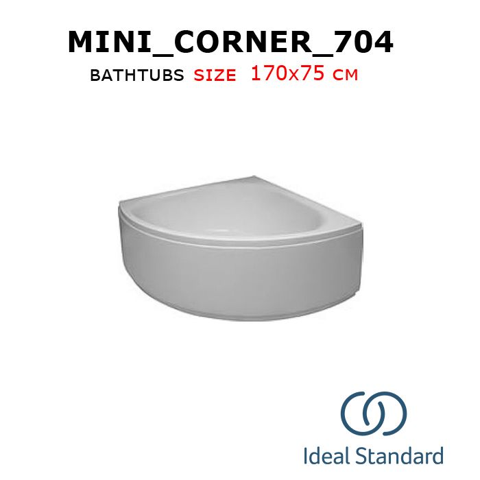 Mini_Corner_704 bathtubs 170x75 cm Ideal standard_