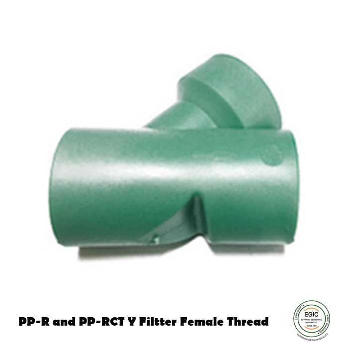 PP-R and PP-RCT Y Filtter Female Thread Banninger fittings