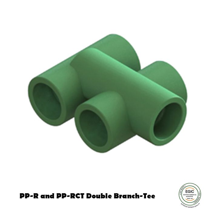 PP-R and PP-RCT Double Branch-Tee Banninger fittings