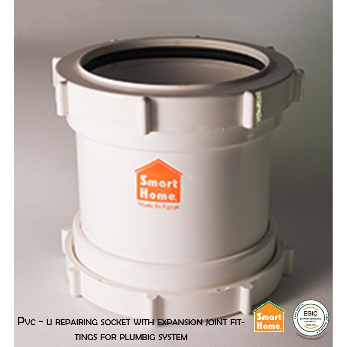  Pvc - u repairing socket with expansion joint fittings for plumbig system