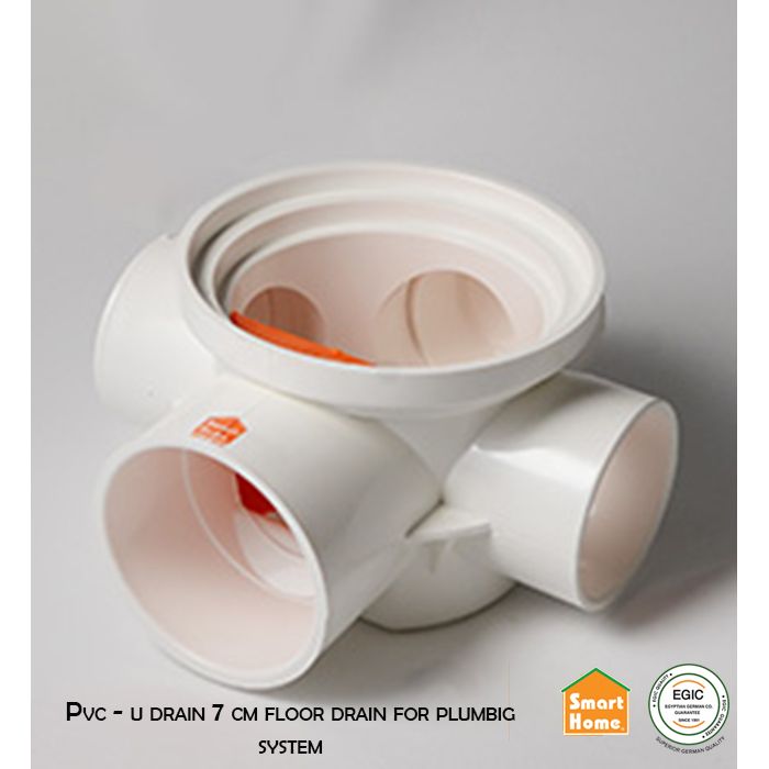 Pvc - u drain 7 cm floor drain for plumbig system