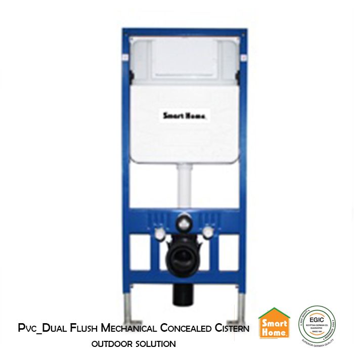 Pvc_Dual Flush Mechanical Concealed Cistern outdoor solution
 for plumbig system