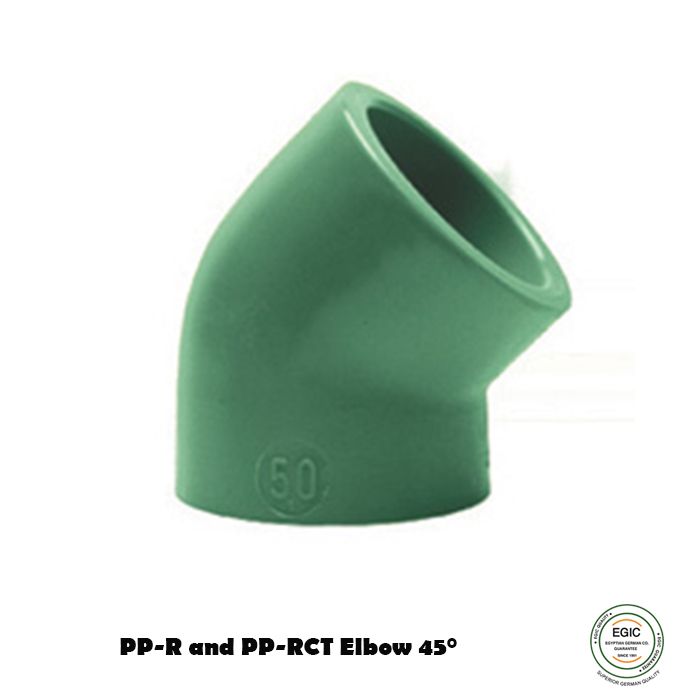 PP-R and PP-RCT Elbow 45° Banninger  fittings 