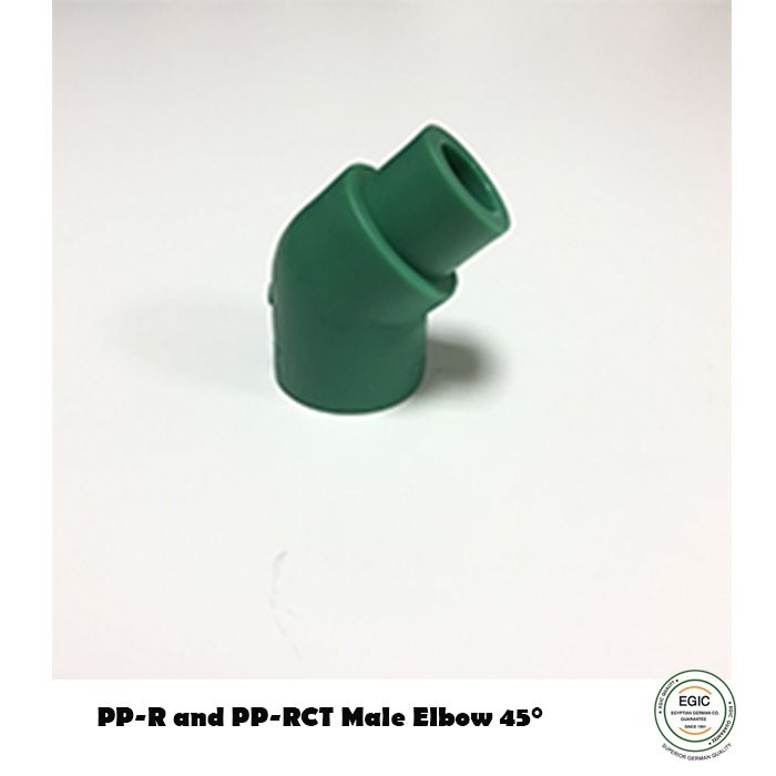  PP-R and PP-RCT Male Elbow 45° Banninger  fittings