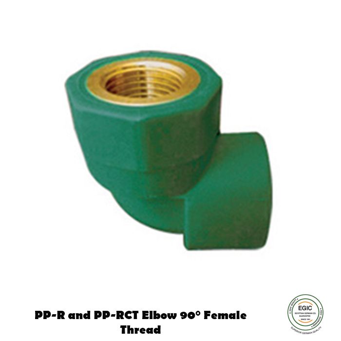  PP-R and PP-RCT Elbow 90° Female Thread Banninger fittings