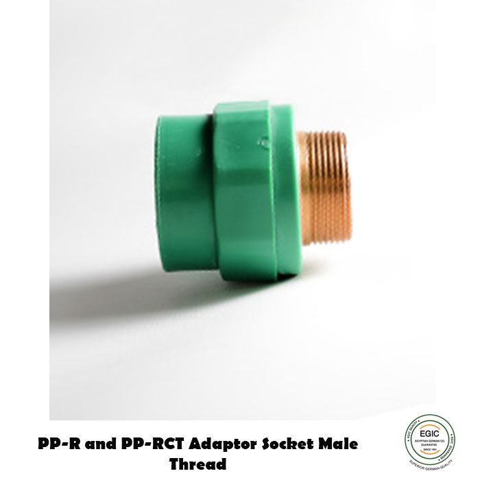 PP-R and PP-RCT Adaptor Socket Male Thread Banninger fittings