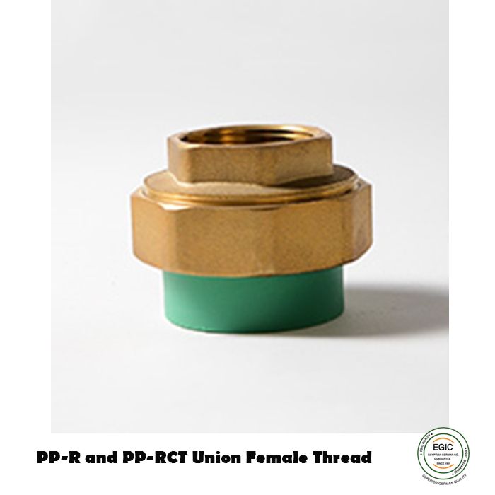 PP-R and PP-RCT Union Female Thread Banninger fittings