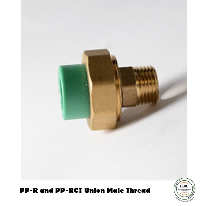 PP-R and PP-RCT Union Male Thread Banninger fittings