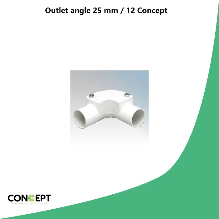 Outlet angle 25 mm / 12 Concept