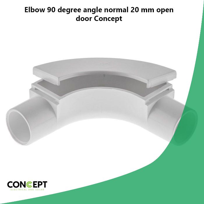 Elbow 90 degree angle normal 20 mm open door Concept