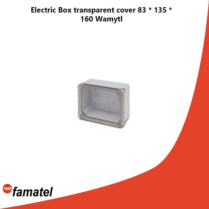 Electric Box transparent cover 83 * 135 * 160 Wamytl