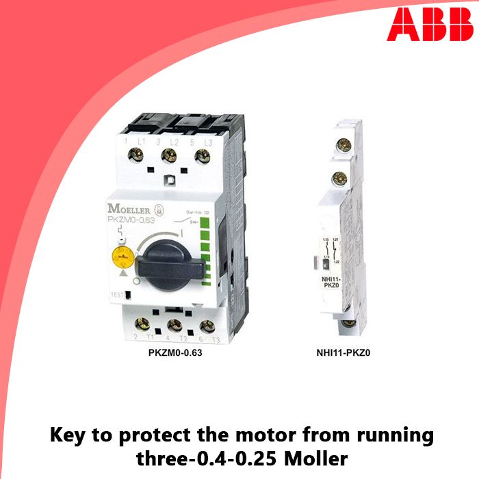 Key to protect the motor from running three-0.4-0.25 Moller