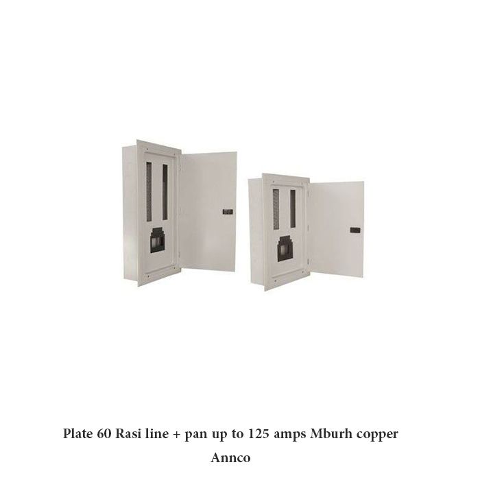 Plate 60 Rasi line + pan up to 125 amps Mburh copper Annco
