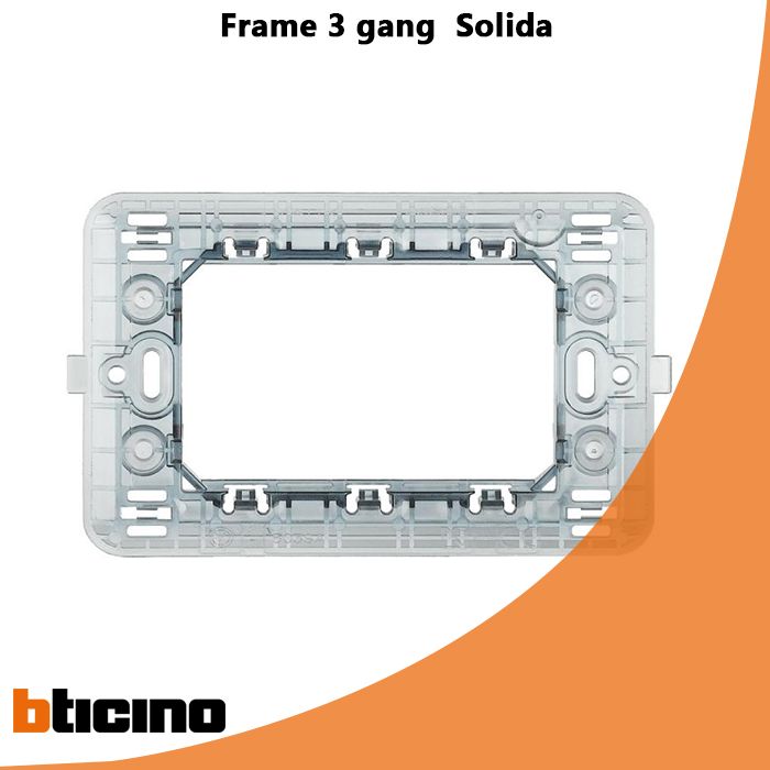 Frame 3 gang  Solida