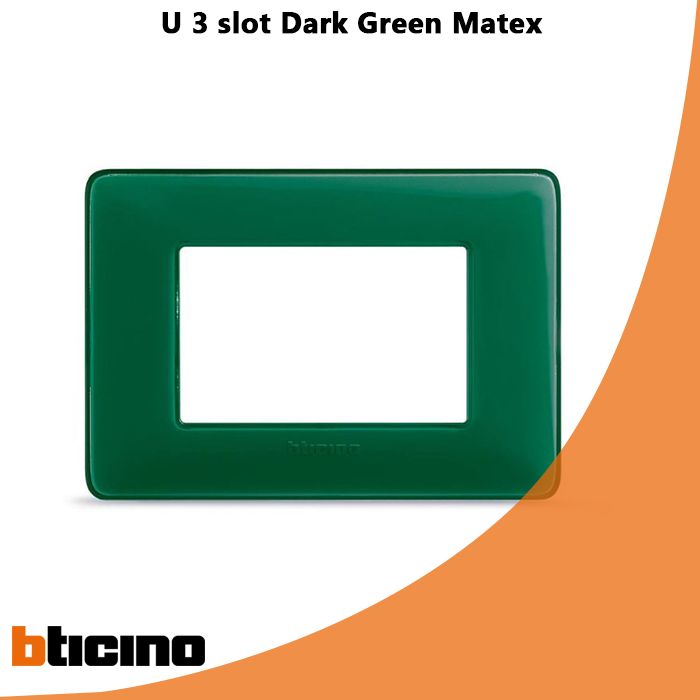 U 3 slot Dark Green Matex