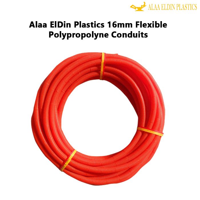  Alaa ElDin Plastics 16mm Flexible Polypropolyne Conduits 