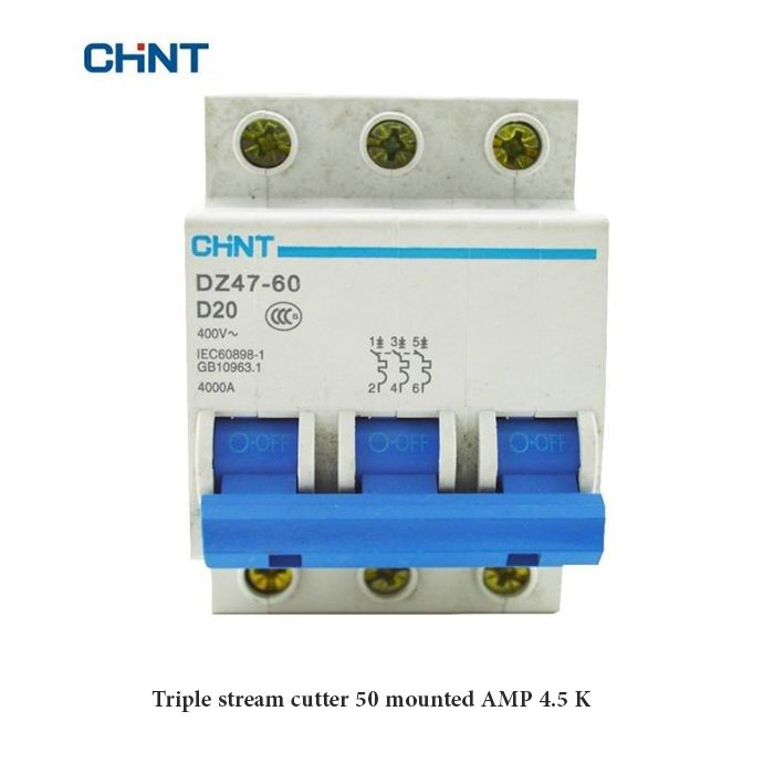 Triple stream cutter 50 mounted AMP 4.5 K