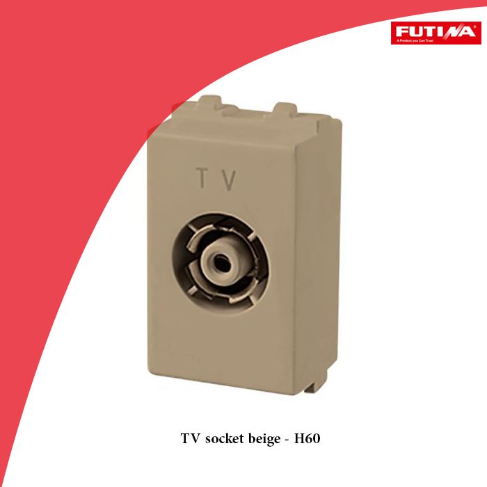 TV socket beige - H60