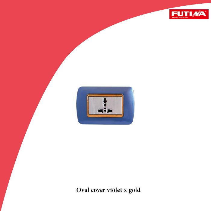 Oval cover violet x gold